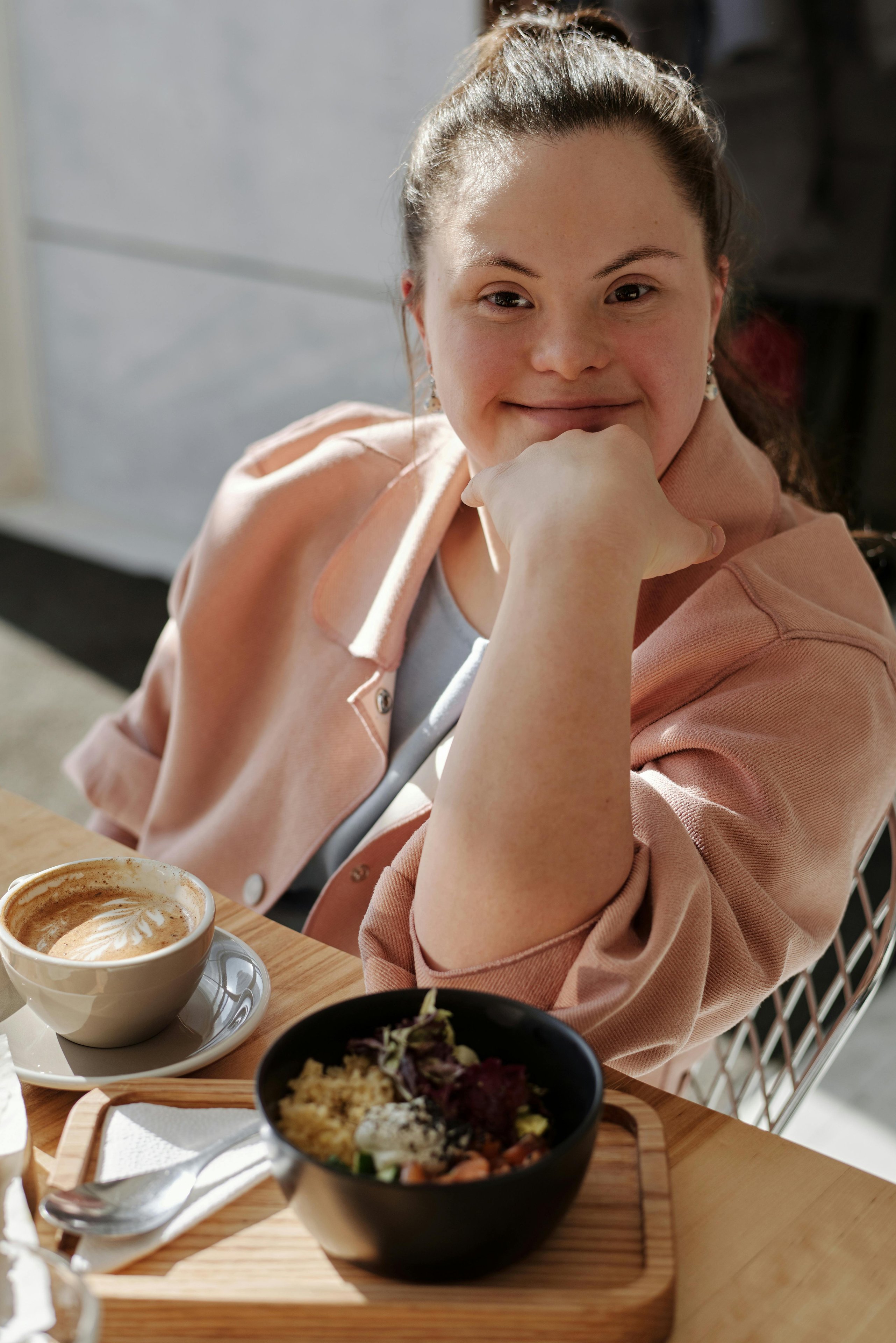 girl with Down Syndrome