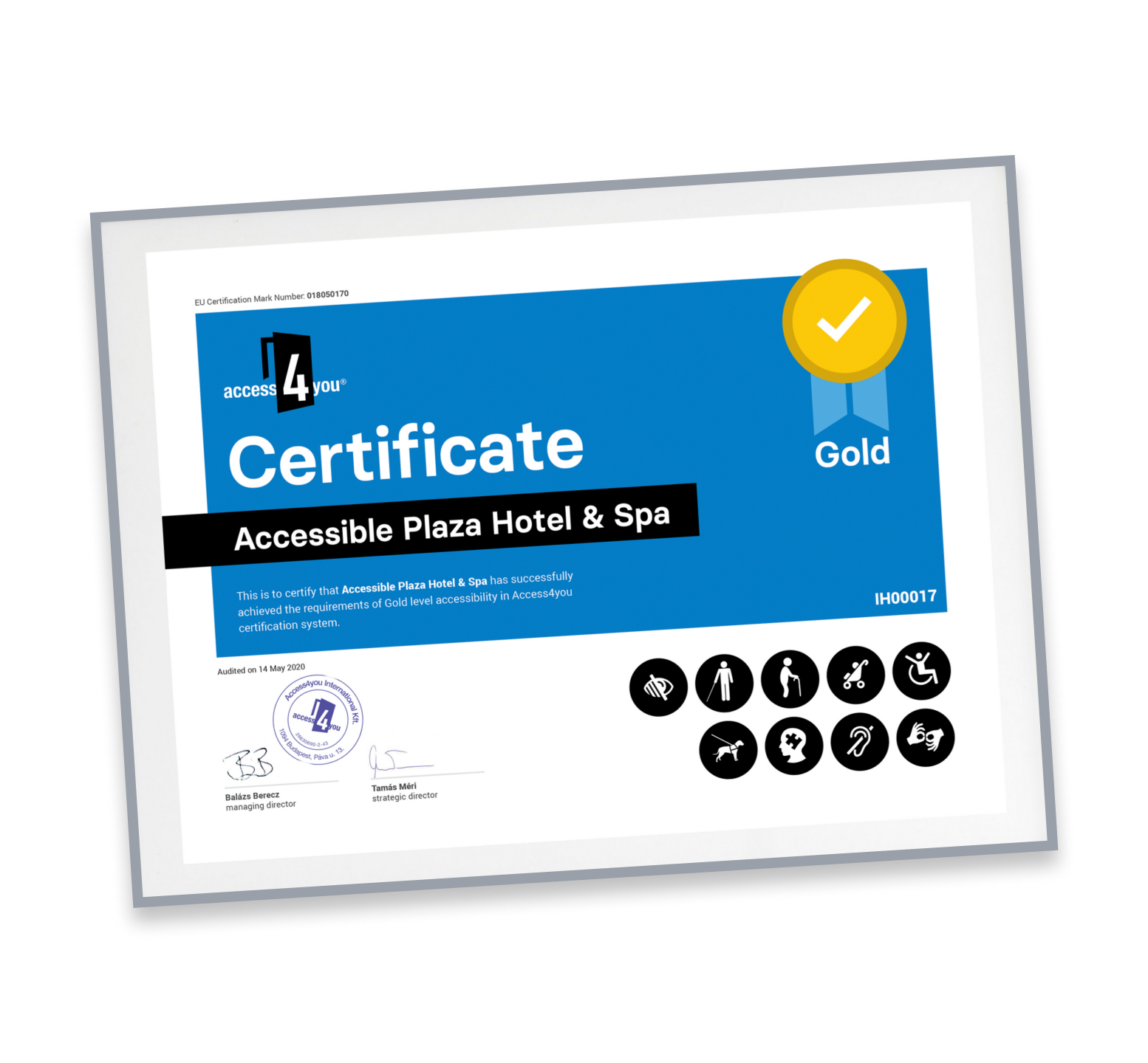 A4U Certificate